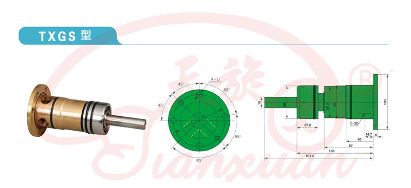 TXGS型旋轉(zhuǎn)接頭技術參數(shù)